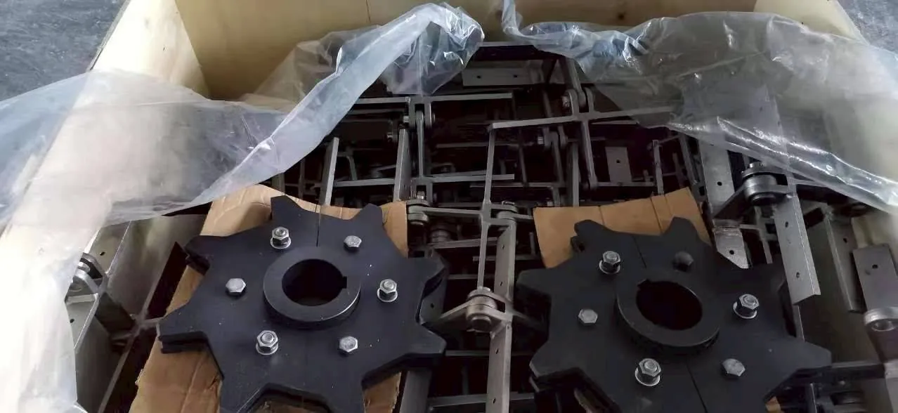 โซ่ conveyor และโซ่ สายพานหน้างานจริง